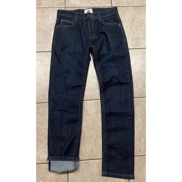 Smoke Rise Jeans Mens 32x32 Selvedge Prime Denim Blue Stretch - Picture 1 of 6